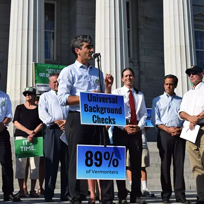 Image: Democratic Candidates Call for Vermont Gun Legislation