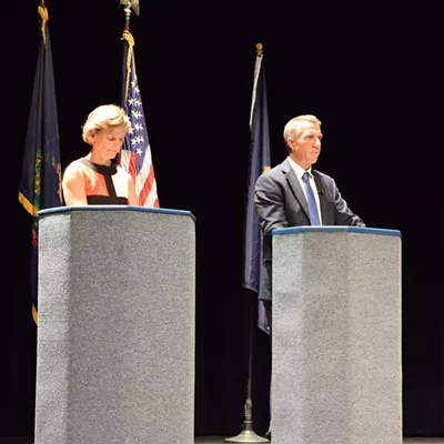 Image: Scott, Minter Showcase Stark Differences in First Debate