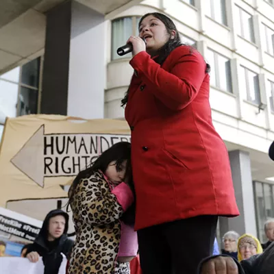 Image: Migrant Justice Cases Spark Protest at Boston Immigration Court