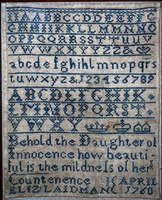 Image: Cross Stitching, Samplers & Embroidery