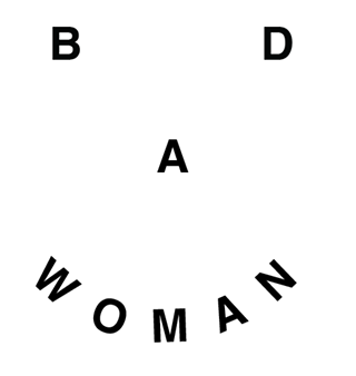 Image: 'Bad Woman' Screenprinting Fundraiser