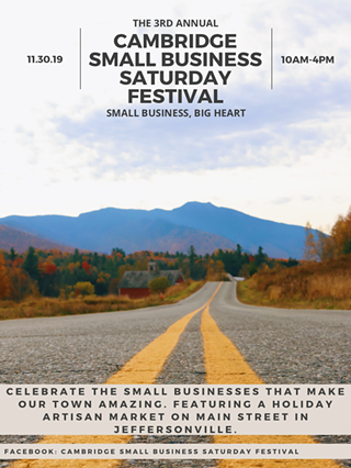 Image: Cambridge Small Business Saturday Festival