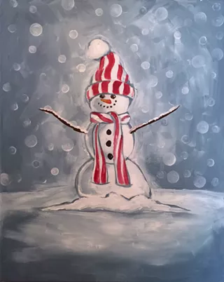 Image: Painting Social: 'Snow Man'