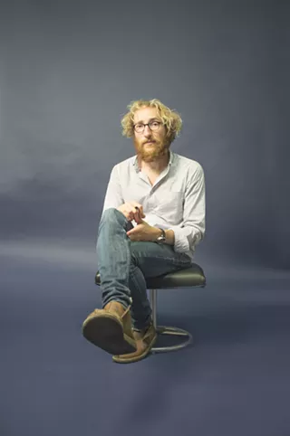 Image: David Heti, Shawn Stenhouse, Joe Gingras, host Annie Russell