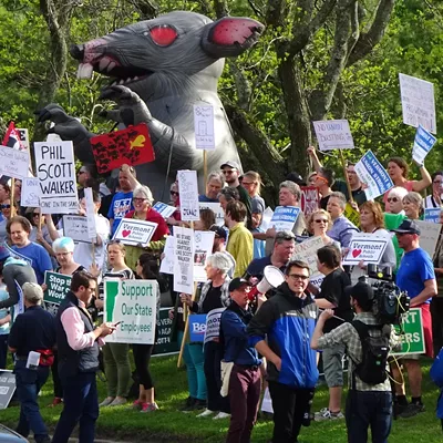Image: Scenes from the Scott Walker Protest