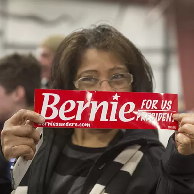 Image: Scenes From Bernie Sanders' Super Tuesday Rally