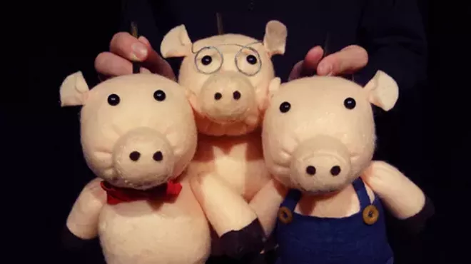 Image: Winter Sunshine Series: 'The Three Little Pigs'