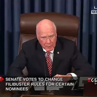 Image: With Leahy Presiding, Senate Goes Nuclear