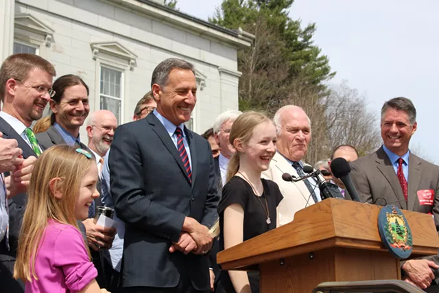 At Statehouse Ceremony, Shumlin Signs GMO Labeling Law