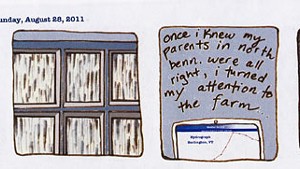 A Cartoonist Documents Irene Down on the Farm