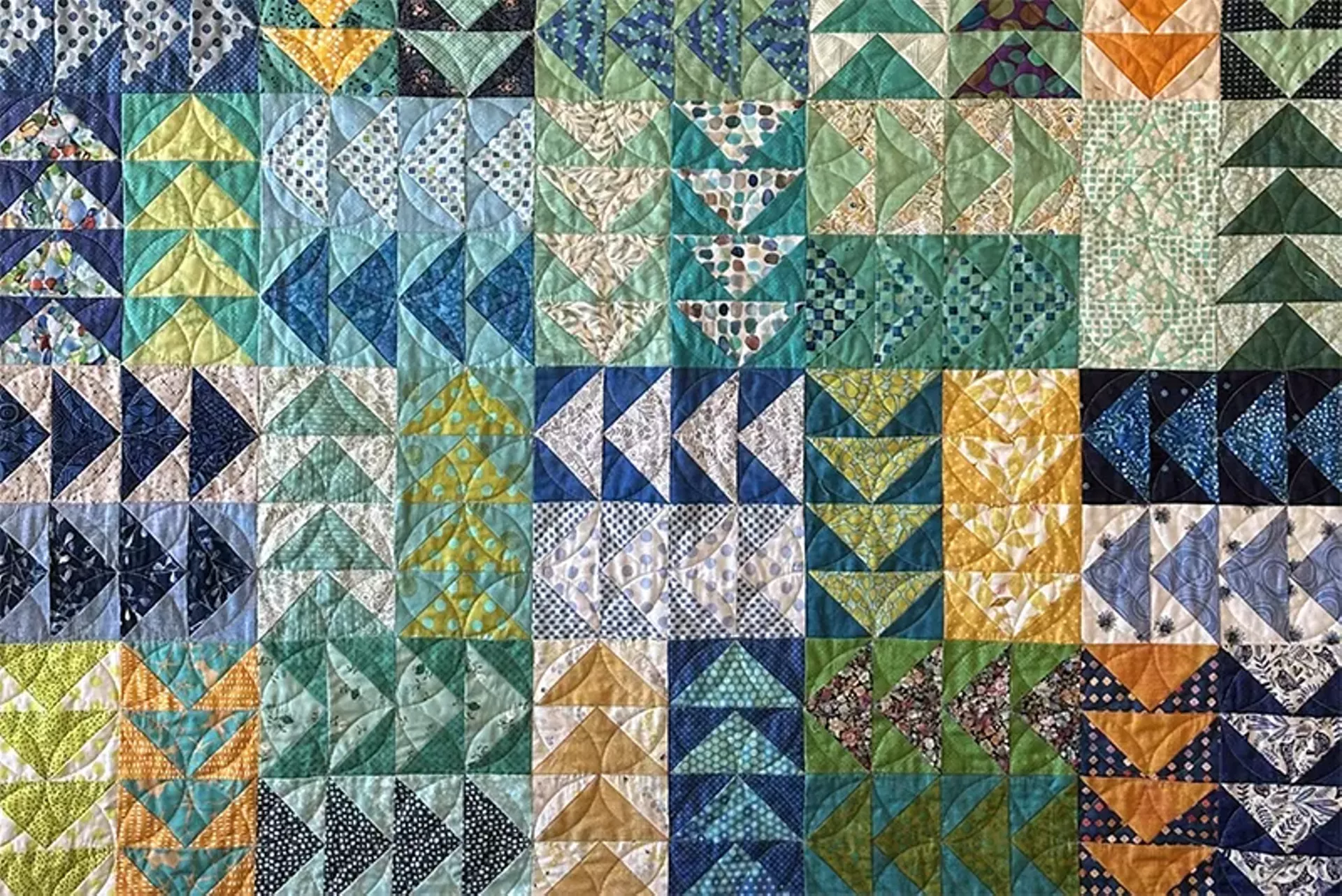 A quilt from the exhibition