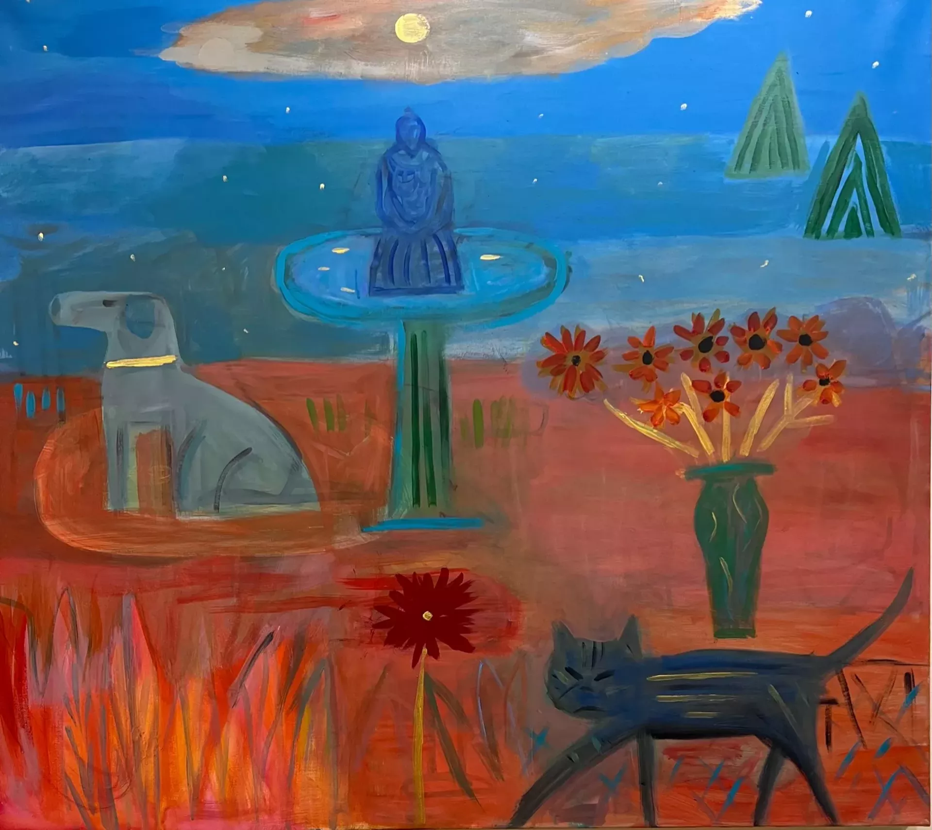 Painting by Anne Davis