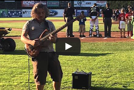 Aram Bedrosian's Solo Bass Version of the National Anthem