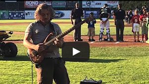 Aram Bedrosian's Solo Bass Version of the National Anthem