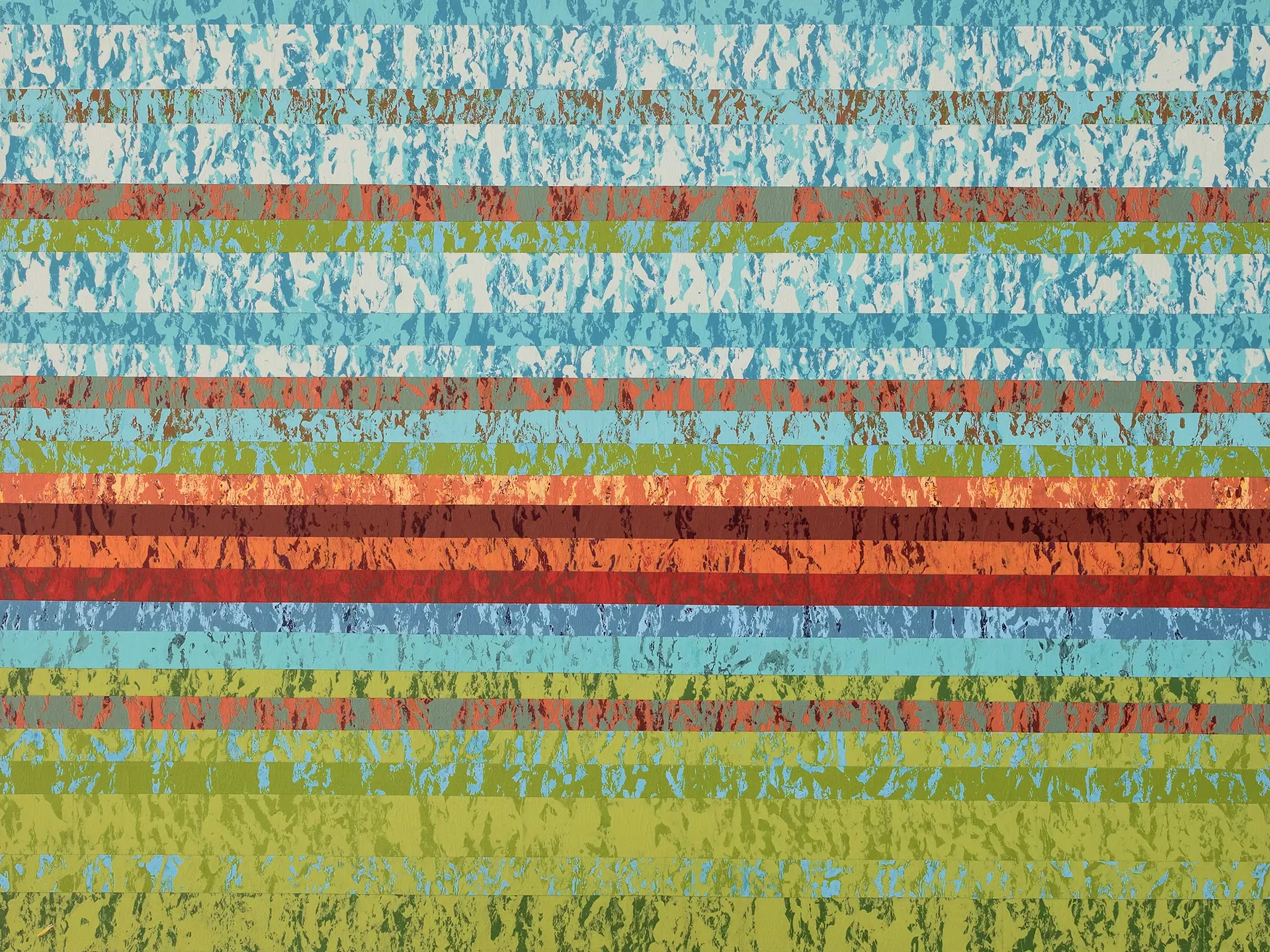 "Everything that happens is again and again a beginning 5" by Matt Larson