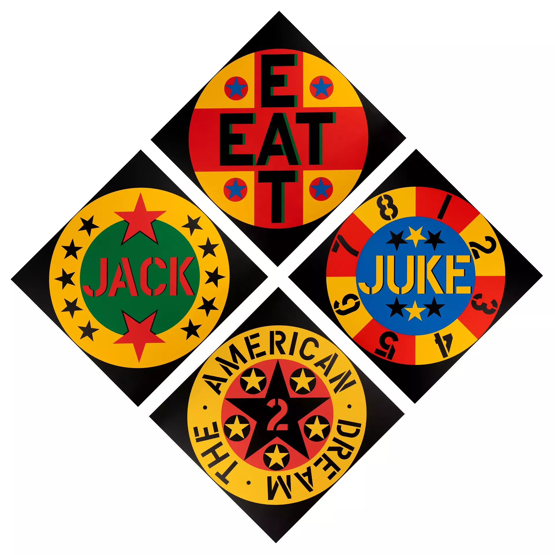 "The American Dream #2" by Robert Indiana