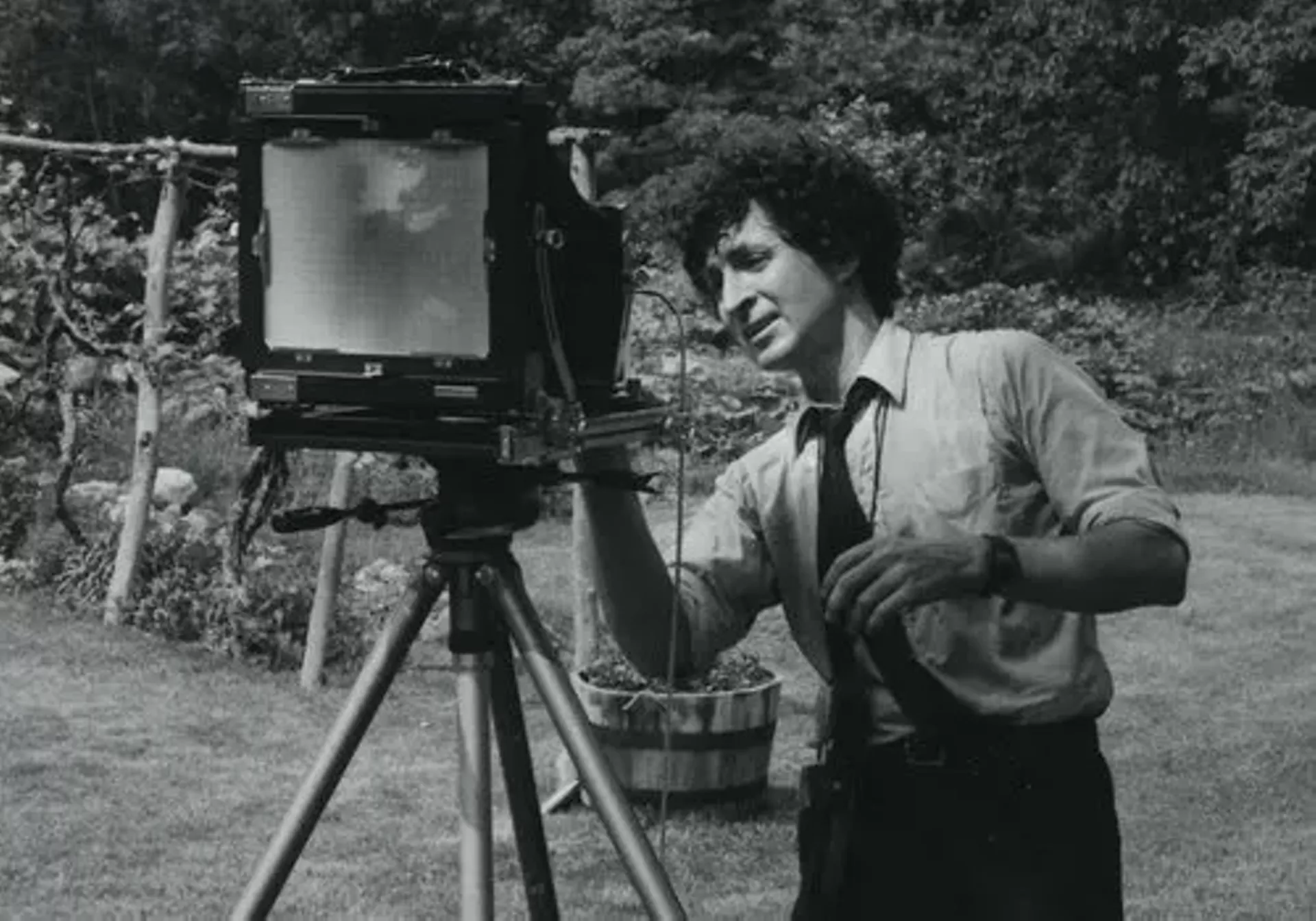 Joel Sternfeld at work in 1985