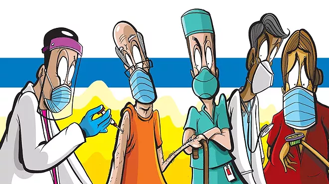 Image: As Vermont Offers Vaccine to Broader Population, Some Health Workers Get Left Behind
