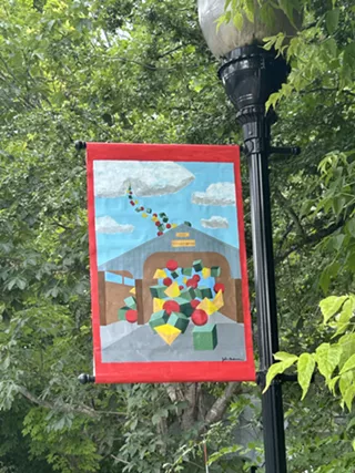 Image: Banners on Bridge Street