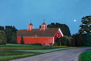 "Barn At Dusk" by Louise Arnold