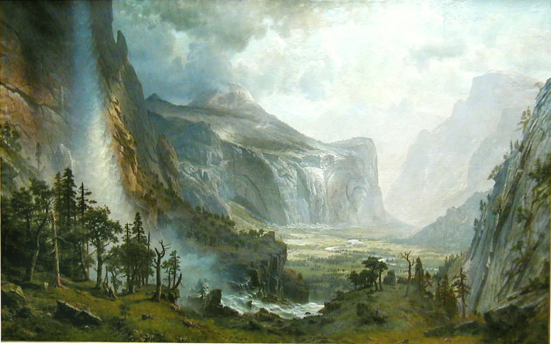"The Domes of the Yosemite" by Albert Bierstadt