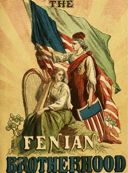 A propaganda poster for the Fenian Brotherhood - COURTESY FENIAN HISTORICAL SOCIETY