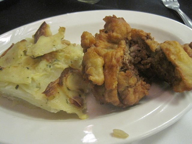 Bela Krajina-style meat dumplings with Alpine Herdsman potatoes
