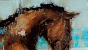 "Blue Horse" by Georganna Lennsen