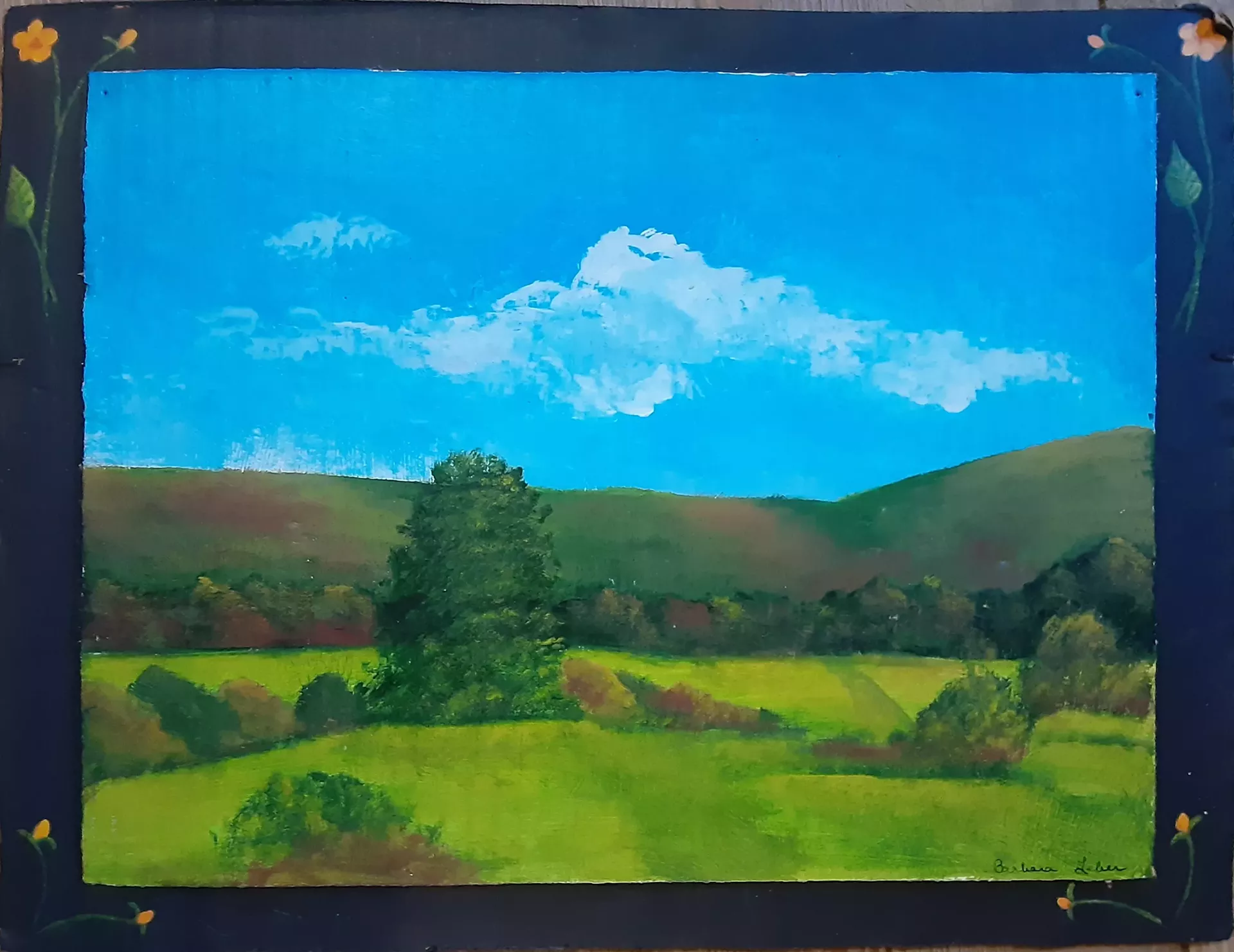 Landscape painting by Barbara Leber