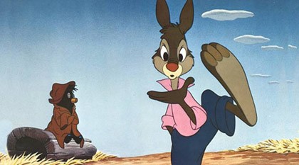 Brer Rabbit confounded by The Tar Baby in Song of the South - WALT DISNEY PICTURES