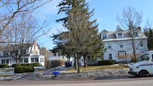 Buchwald's house (right) and Headrick's.