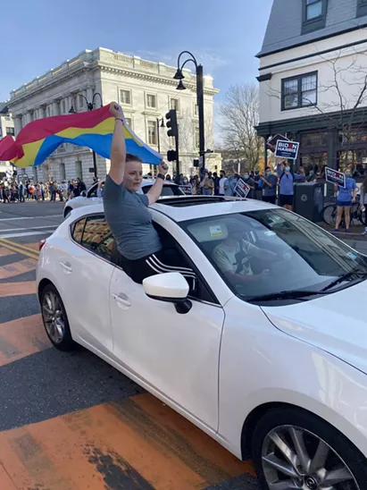 Image: Burlington Celebrates Biden and Harris' Victory