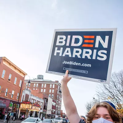 Image: Burlington Celebrates Biden and Harris' Victory