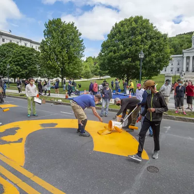 Image: Burlington City Council OKs 'Black Lives Matter' Street Mural