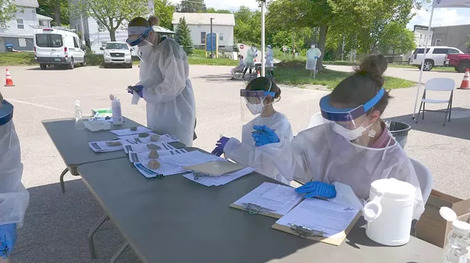 Image: 'Call to Action' In Winooski As Outbreak Takes Shape