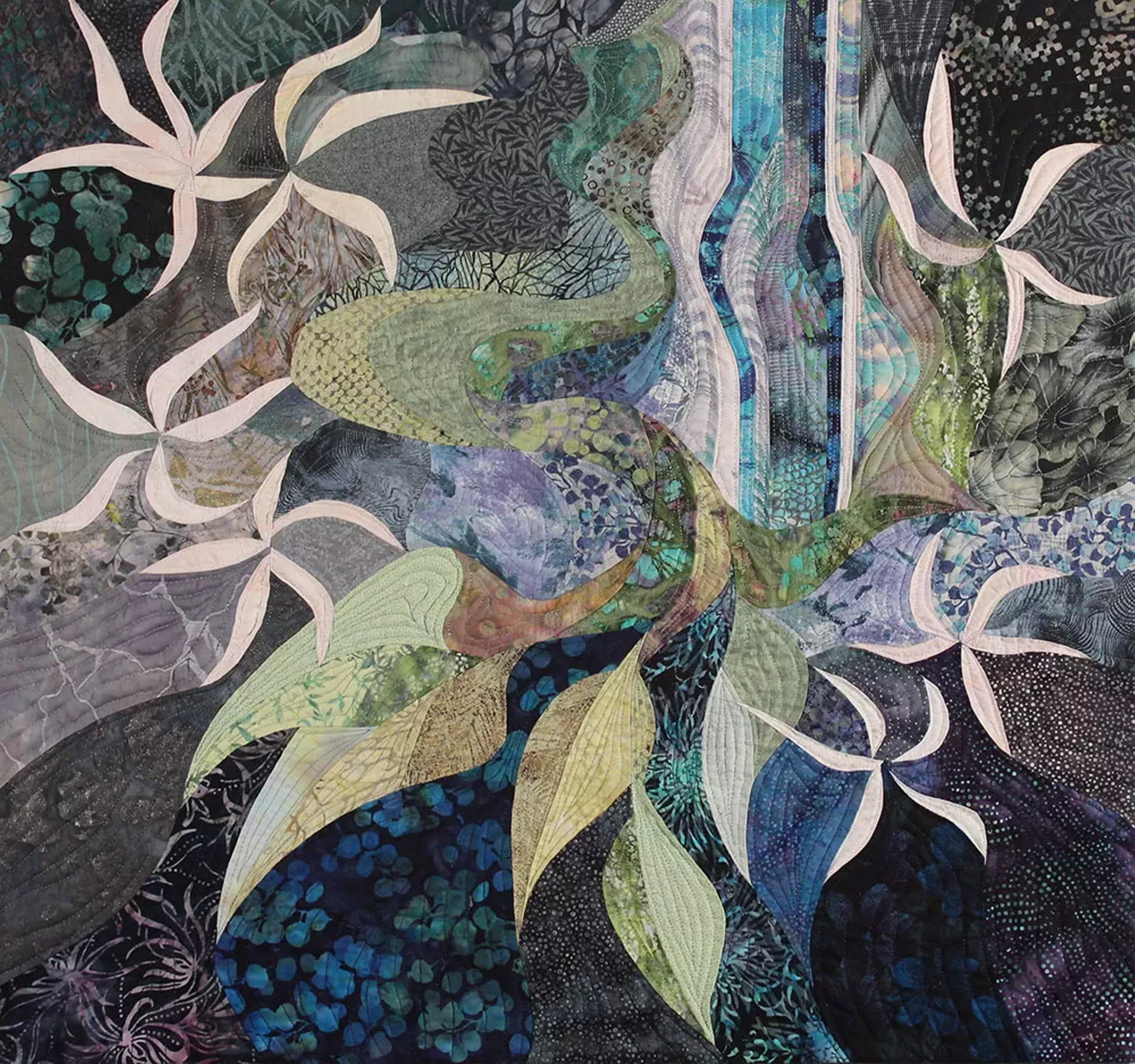 Quilted wallhanging by Judy B. Dales