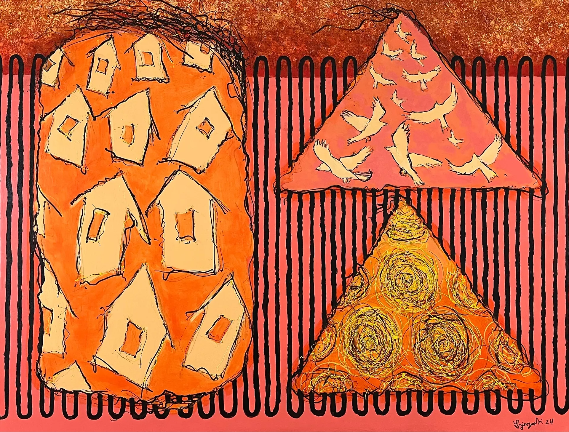 "Sculptural Landscape #194" by Charles Lysogorski
