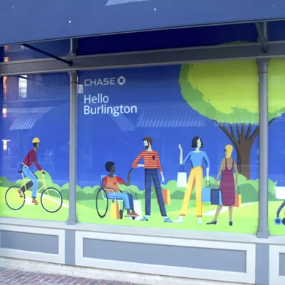 Image: After Complaint, Chase Bank to Remove Ad From Church Street