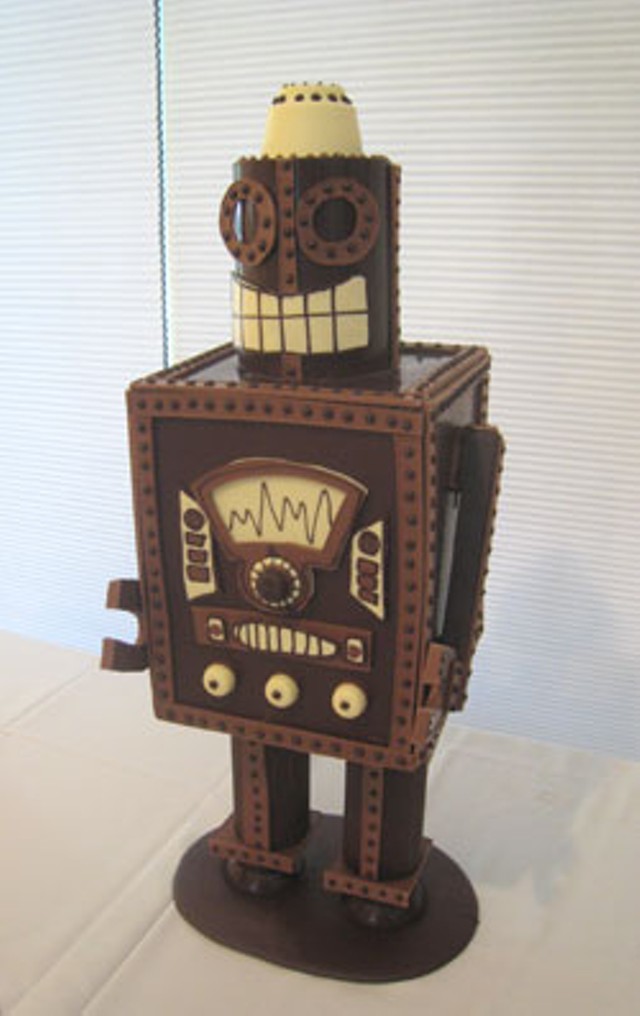 Chocolate Robot by Emily Jones of Lake Champlain Chocolates