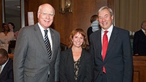 Christina Reiss with Patrick Leahy and Judge William Sessions III