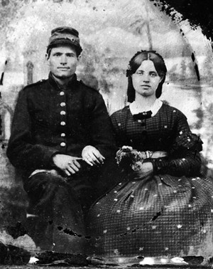 Civil War-era Vermont couple - COURTESY OF VERMONT HISTORICAL SOCIETY