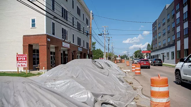 Image: Construction Challenges Winooski's Main Street Restaurants