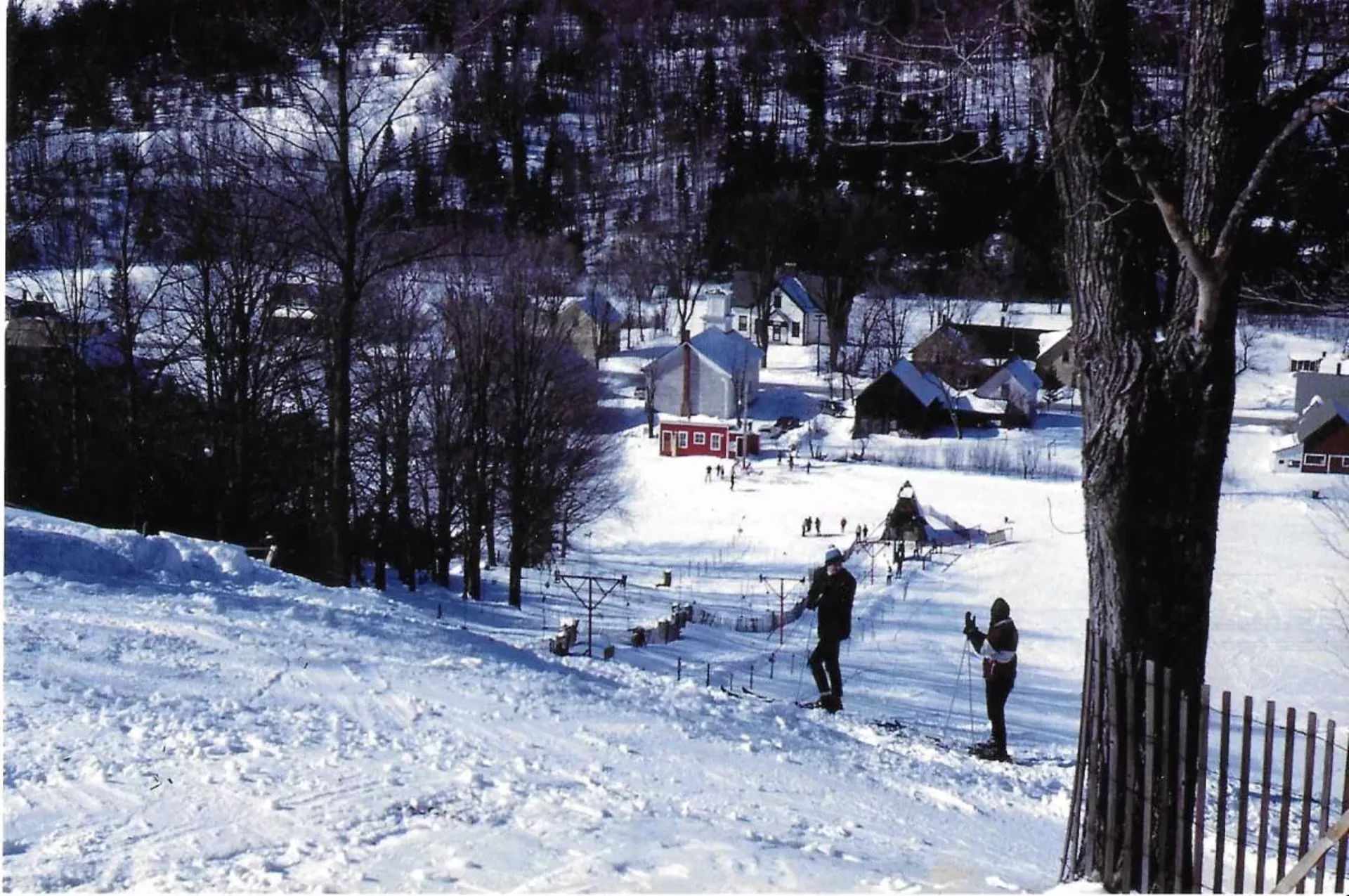 "Skiing at North Country Ski Park in North Hyde Park in the 1960s"