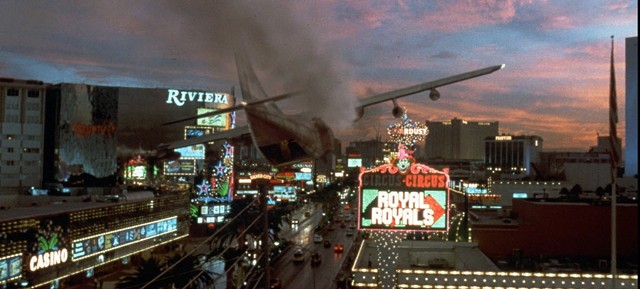 Did I mention that, in Con Air, a plane lands on the Las Vegas Strip? - TOUCHSTONE PICTURES