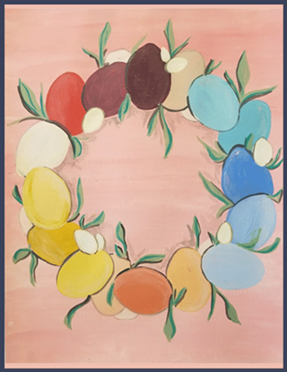 Image: Easter Egg Wreath Class