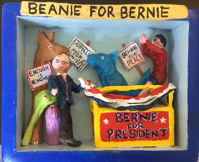 "Beanie for Bernie" - COURTESY OF DAVID KLEIN