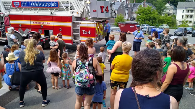 Image: Fire Department Story Time