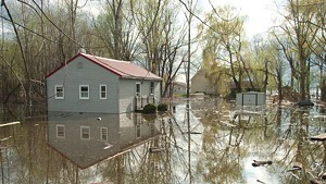 flooding near Lake Champlain