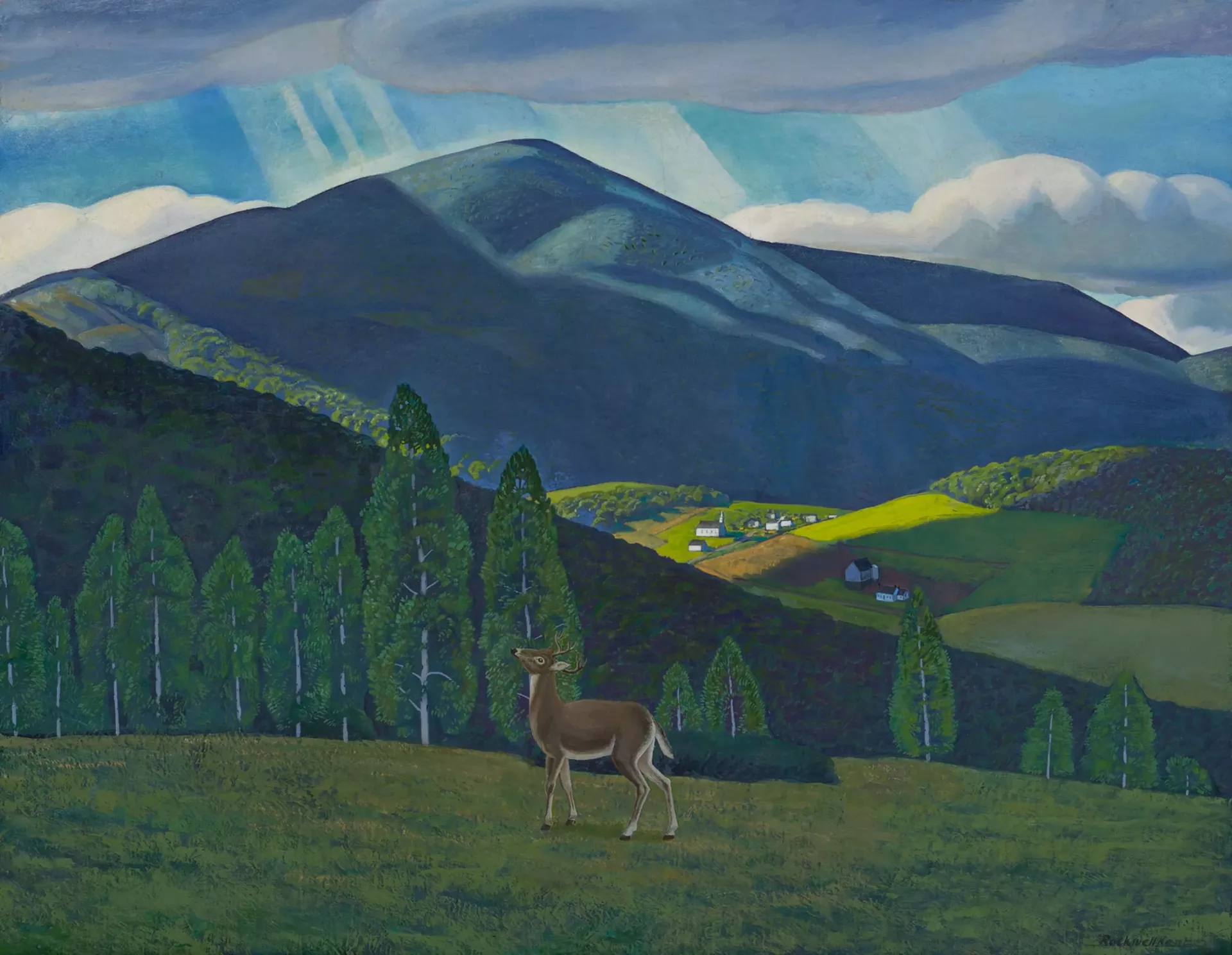 &ldquo;Mt. Equinox Summer&rdquo; by Rockwell Kent