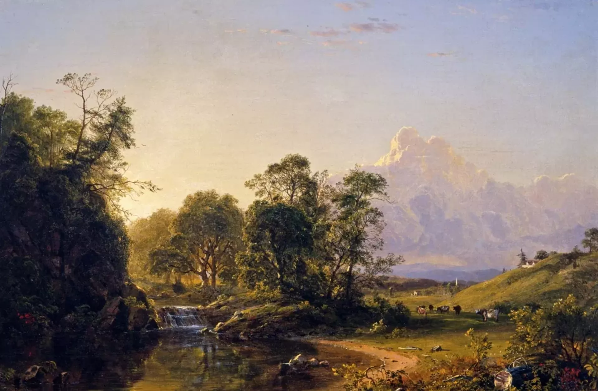 "Otter Creek, Middlebury, Vermont" by Frederic Edwin Church